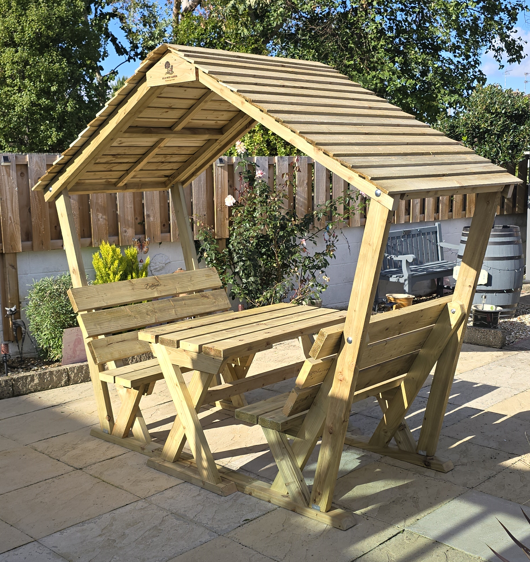 Solid Wood Garden Table